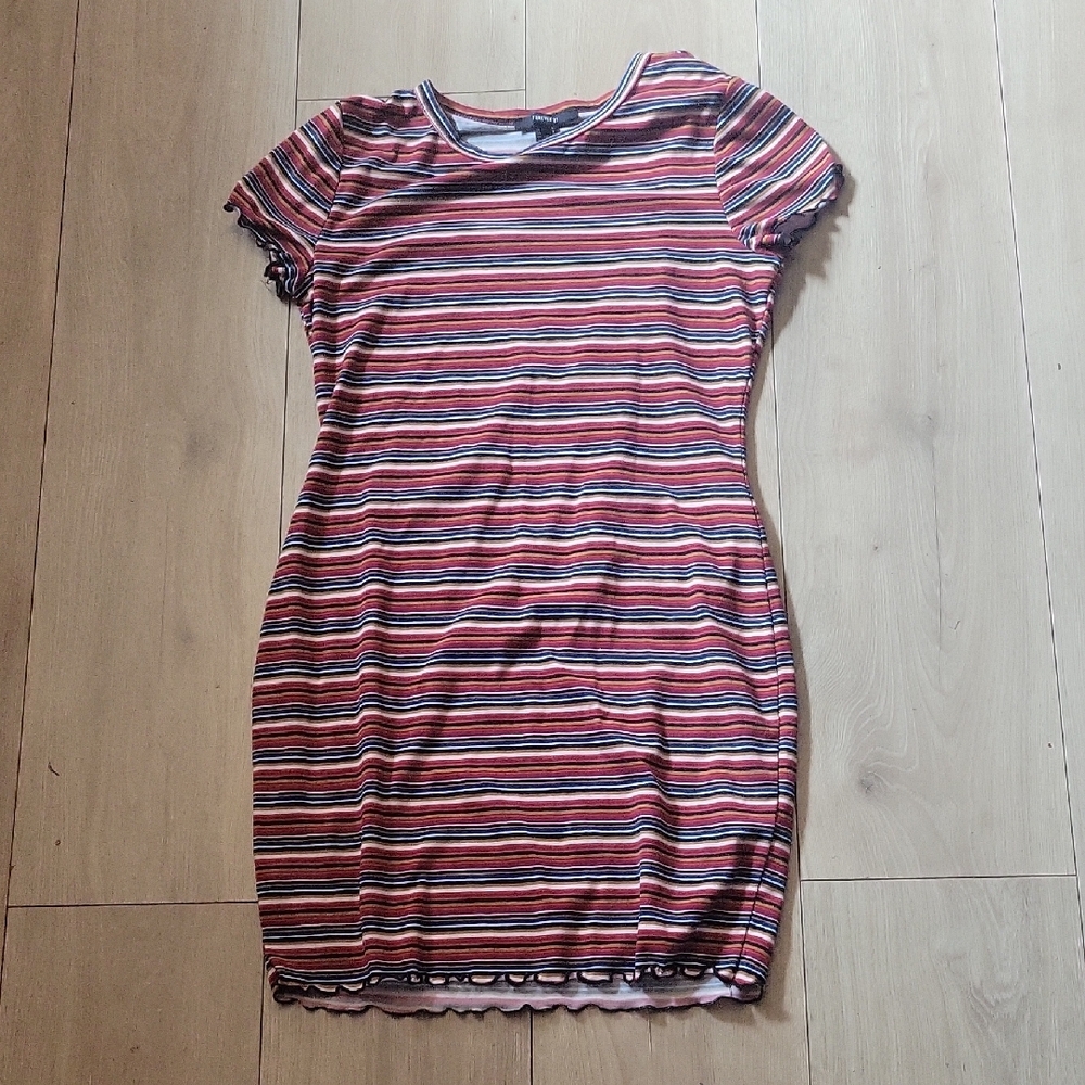 Striped Multicolor Women's Dress